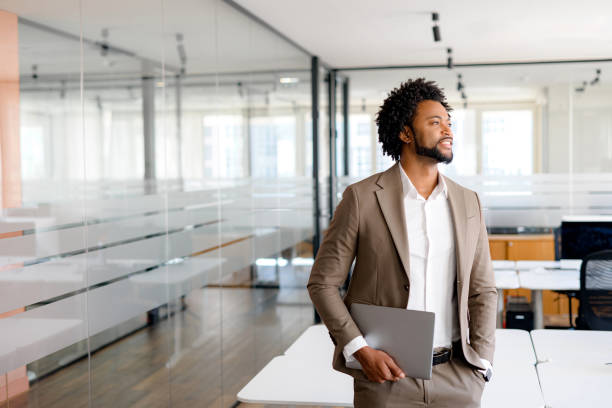 istock Confident African-American businessman in suit 2147703858