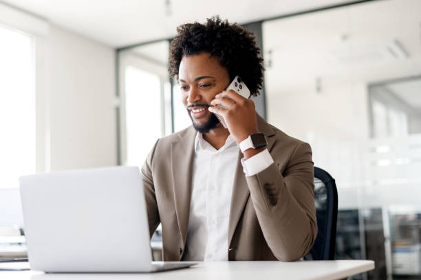 istock Confident African-American businessman in suit 2147703876