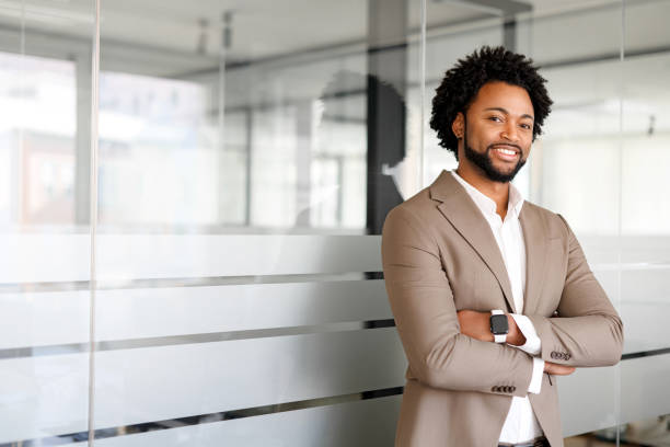 istock Confident African-American businessman in suit 2147703879