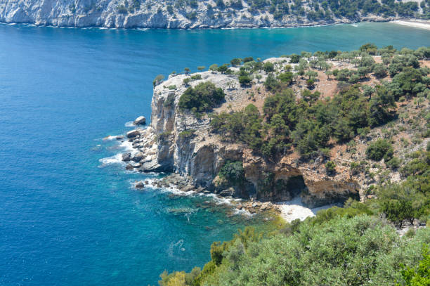 Thasos island in Greece is a beautiful summer destination - Thasos island, Greece, 07-16-2017