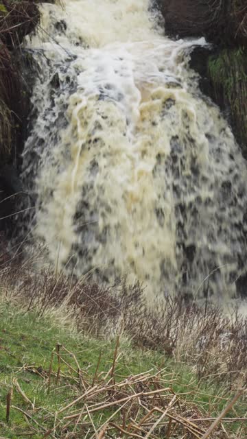 Waterfall in a remote rural location