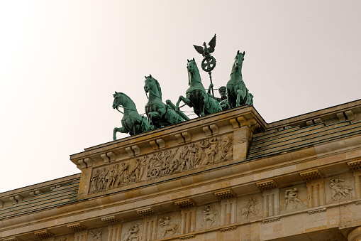 The Famous Brandenburg Gate In Berlin. Germany