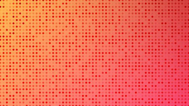 Colorful halftone background with dots Halftone background with dots. Orange pop art pattern in comic style. Colorful dot texture. Vector illustration aurora borealis orange stock illustrations