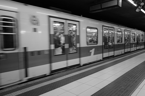 Subway in Milan