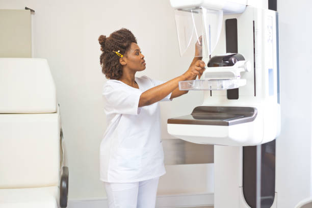 istock Young nurse standing in examination room 2147722052