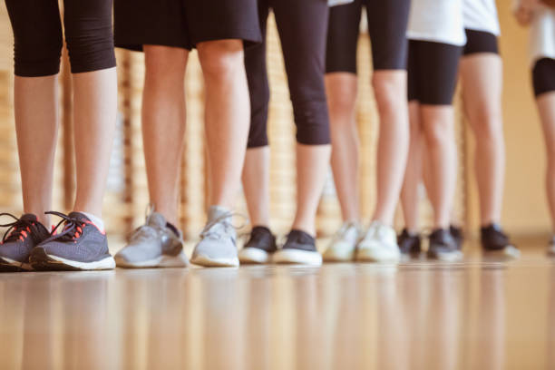 istock High school students during physical education in gym 2147722505
