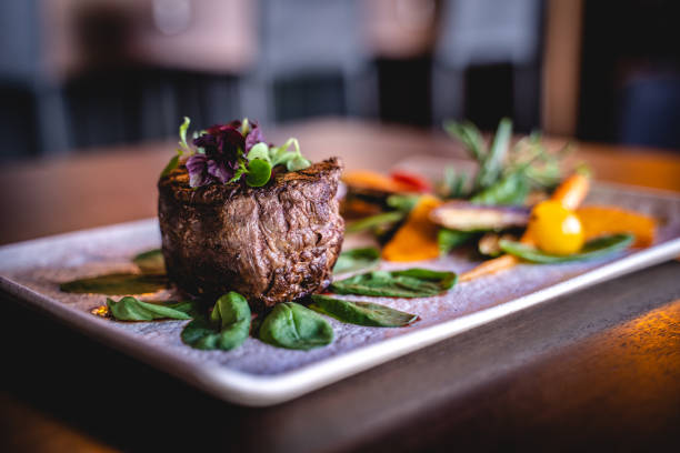 istock View of a meat based meal at restaurant 2147845540