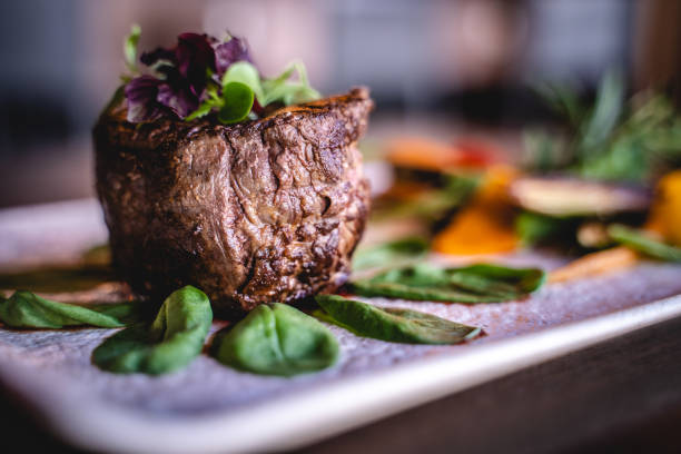 istock View of a meat based meal at restaurant 2147845743