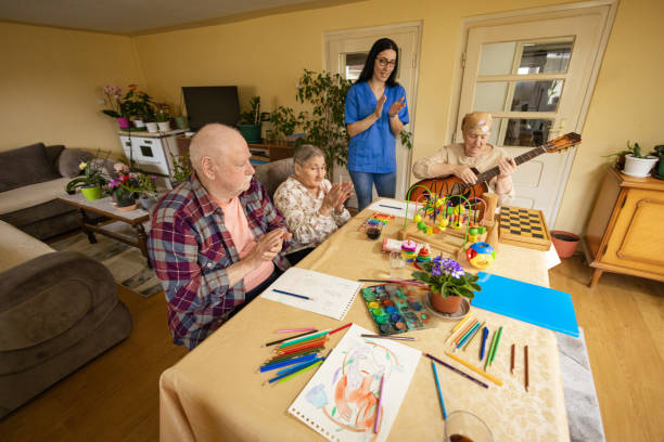 istock Guitar Session with Senior Woman 2147868075