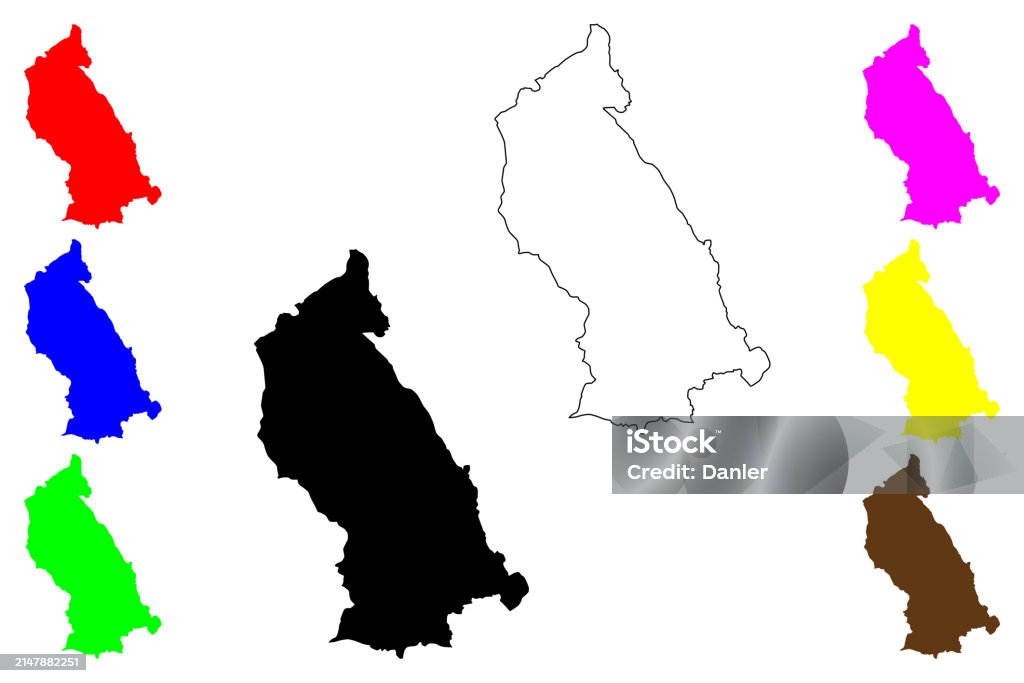 Map Of Rct Rhondda Cynon Taf Map Vector Illustration Scribble Sketch Rhondda Cynon ...