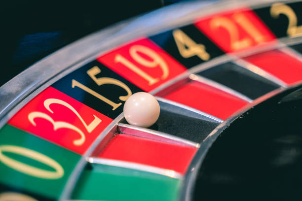 istock Details from a casino, roulette table 2147978540