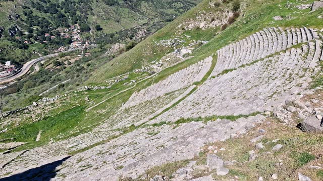 View of ancient Pergamon theatre