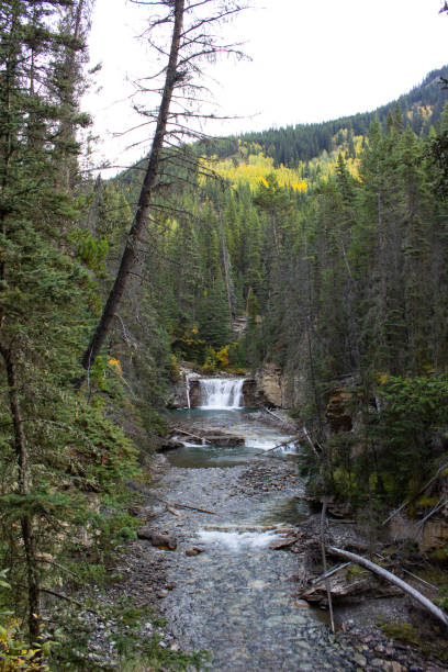 istock Waterfall in Johnston Canyon, Rocky Mountains, Canada. 2148023041