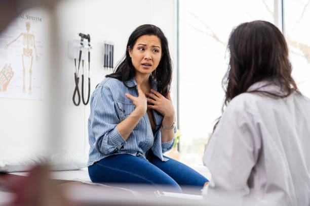 istock Distraught woman asks female doctor about miscarriage 2148023098