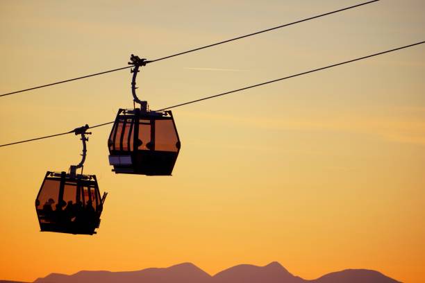 istock Mountain Cable Car at Idre mountin, Sweden 2148023230