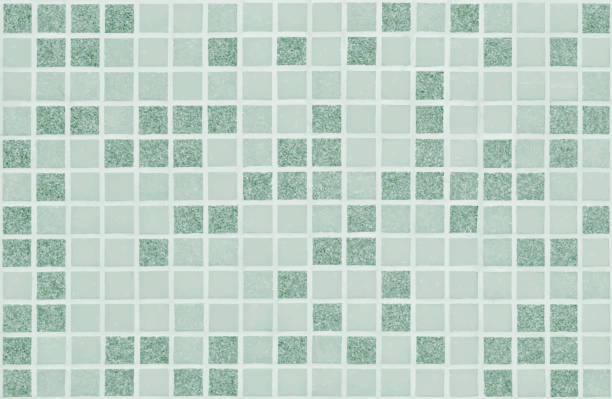 istock Square tiles in different shades of green. Abstract background, seamless pattern. 2148023767