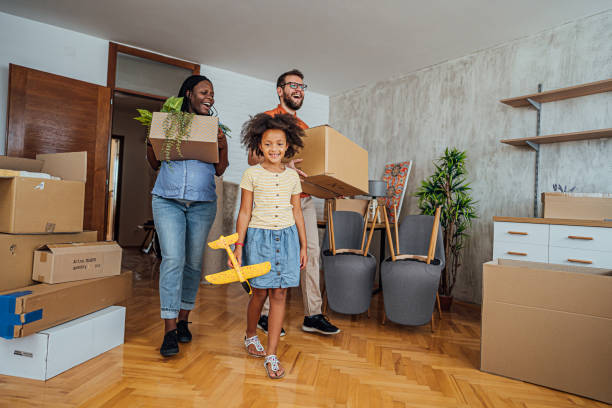 istock Multi-ethnic family moving in new home 2148031840