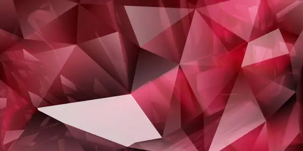 Vector illustration of Abstract crystal background