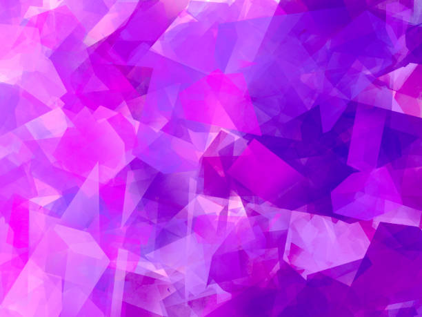 Abstract Pink & Purple Watercolor Background