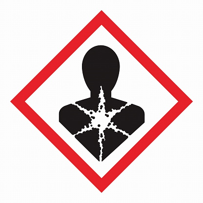 GHS Chemicals Label Pictograms and Hazard Classes Carcinogenicity Respiratory sensitization