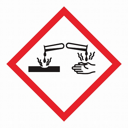 GHS Chemicals Label Pictograms and Hazard Classes Corrosive to metals Skin corrosion