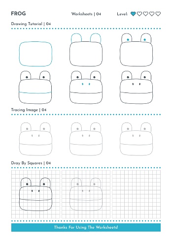 Directed Draw Frog How To Draw Doodle Frog Cartoon Character Step By Step Drawing Tutorial ...