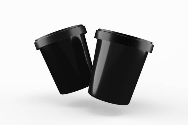 istock Ice Cream Cup Mockup with 3D Rendering on Isolated Background 2148038502