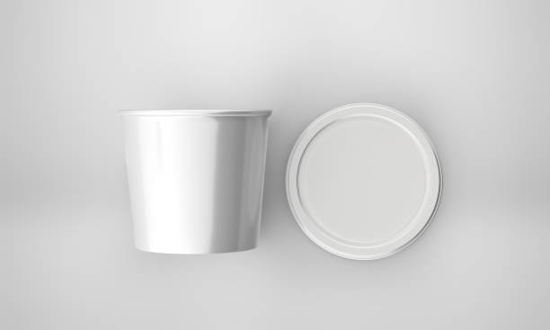 istock Ice Cream Cup Mockup with 3D Rendering on Isolated Background 2148038531