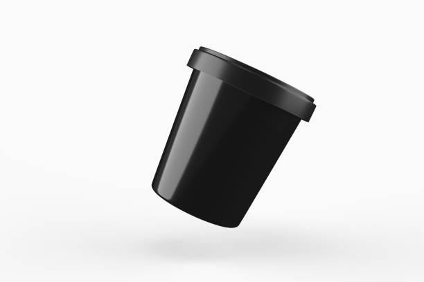 istock Ice Cream Cup Mockup with 3D Rendering on Isolated Background 2148038546