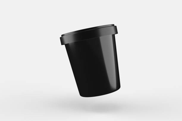 istock Ice Cream Cup Mockup with 3D Rendering on Isolated Background 2148038777