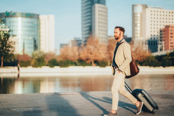 istock Businessman on business trip in Spain 2148039397