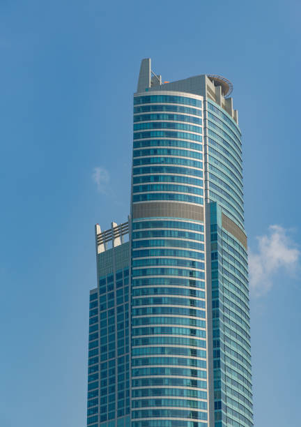 A picture of the top section of the St. Regis Abu Dhabi Hotel.