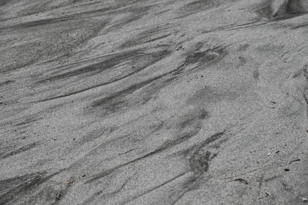istock An abstract artistic scene created by chance from the sand on the beach. 2148043787