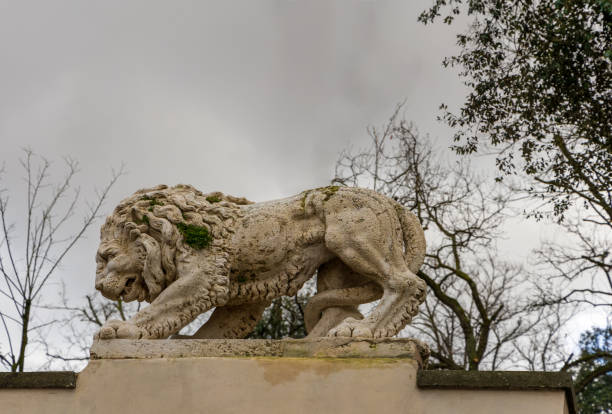 Historical statues in the city of Rome