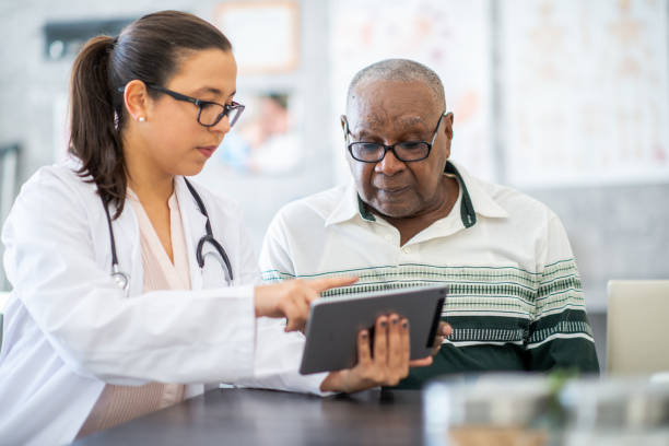istock Senior Male Medical Appointment 2148055638