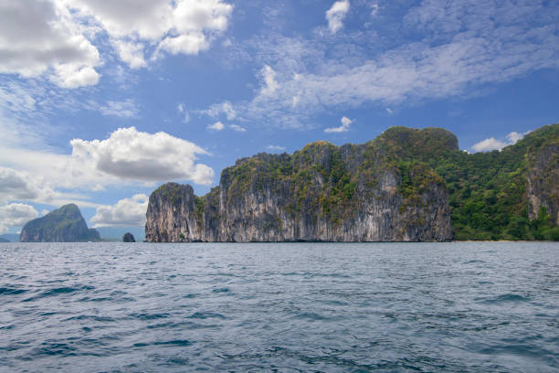 istock Rocky basalt island in the ocean 2148055802