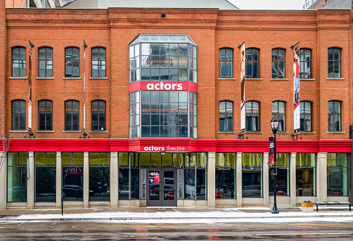 Louisville KY USA - Feb 1 2019: Actors Theatre of Louisville is a non-profit performing arts theater located in downtown Louisville, Kentucky. The theatre presents almost 400 performances annually, including classics and contemporary work.