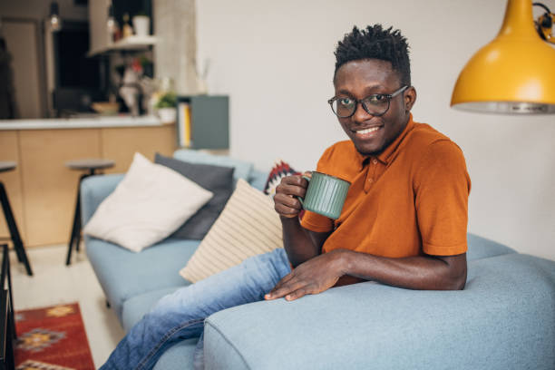 istock Black man in modern apartment 2148060945