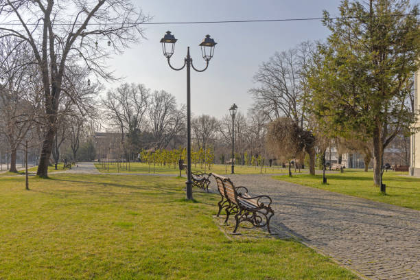 istock Town Park Craiova Romania 2148067268