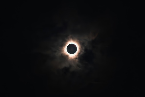 Total Eclipse during the Solar Eclipse over North America in 2024