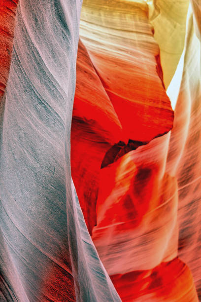 Antelope Canyon is a slot canyon in the American Southwest. It is on Navajo land east of Page Arizona