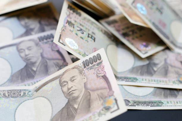 istock Ten Thousand Yen Bills, Japanese Yen Notes 2148074550