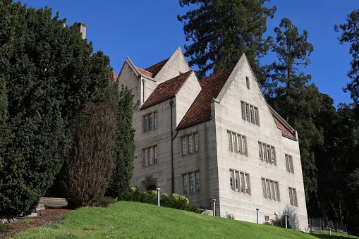 1-8-2023: Berkeley, California, USA: University of Califfornia at Berkeley Campus, Bowles Hall