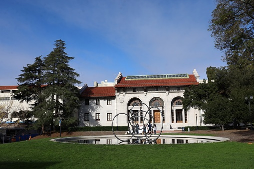 1-8-2023: Berkeley, California, USA: University of Califfornia at Berkeley Campus, Dwinel hall