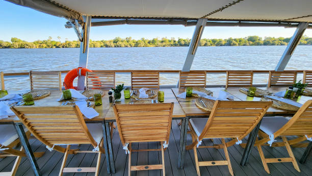 istock Table on the boat on the Zambezi river 2148077027
