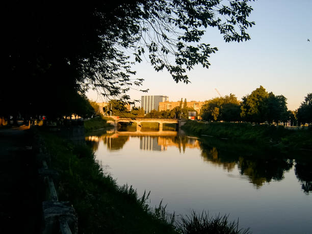 istock Bridge on the Lopan River in Kharkov 2148077929