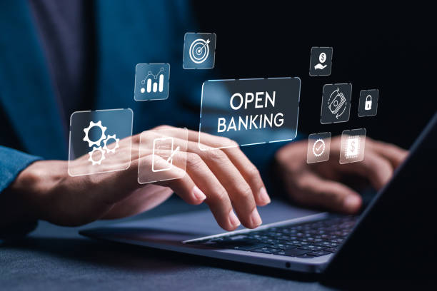istock Open banking financial technology fintech concept. businessman use laptop with virtual screen of open banking icon. api financial technology, fintech. 2148082853