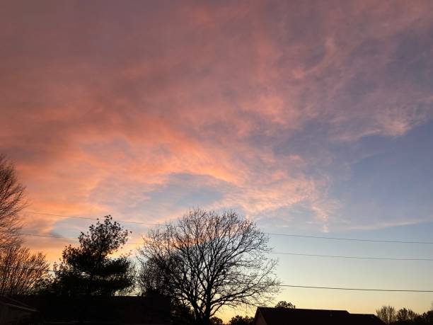 istock Very beautiful sky! Stunning sunset! Gorgeous clouds! Nature 2148085936