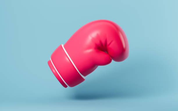 istock Cartoon boxing gloves model, 3d rendering. 2148089951