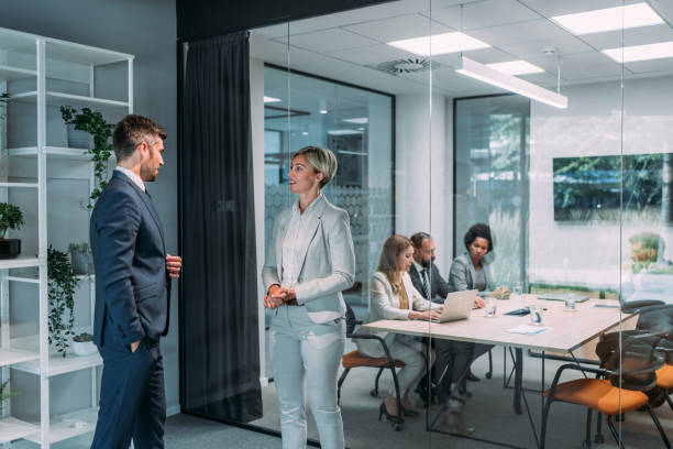 istock Business people in the office. 2148092456